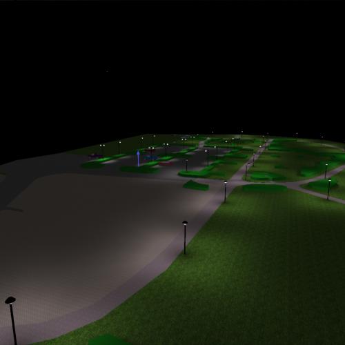 Udendørsbelysning til kirker og kirkegårde - 3D-modell - Galleri billede 3